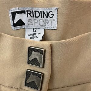 Dover Saddlery Riding Sport Youth Size 12 Beige-TanEquestrian Breeches( K4)✨